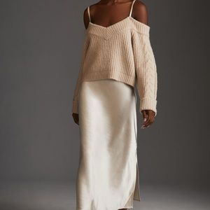 Anthropologie Mare Mare Sweater Slip Dress